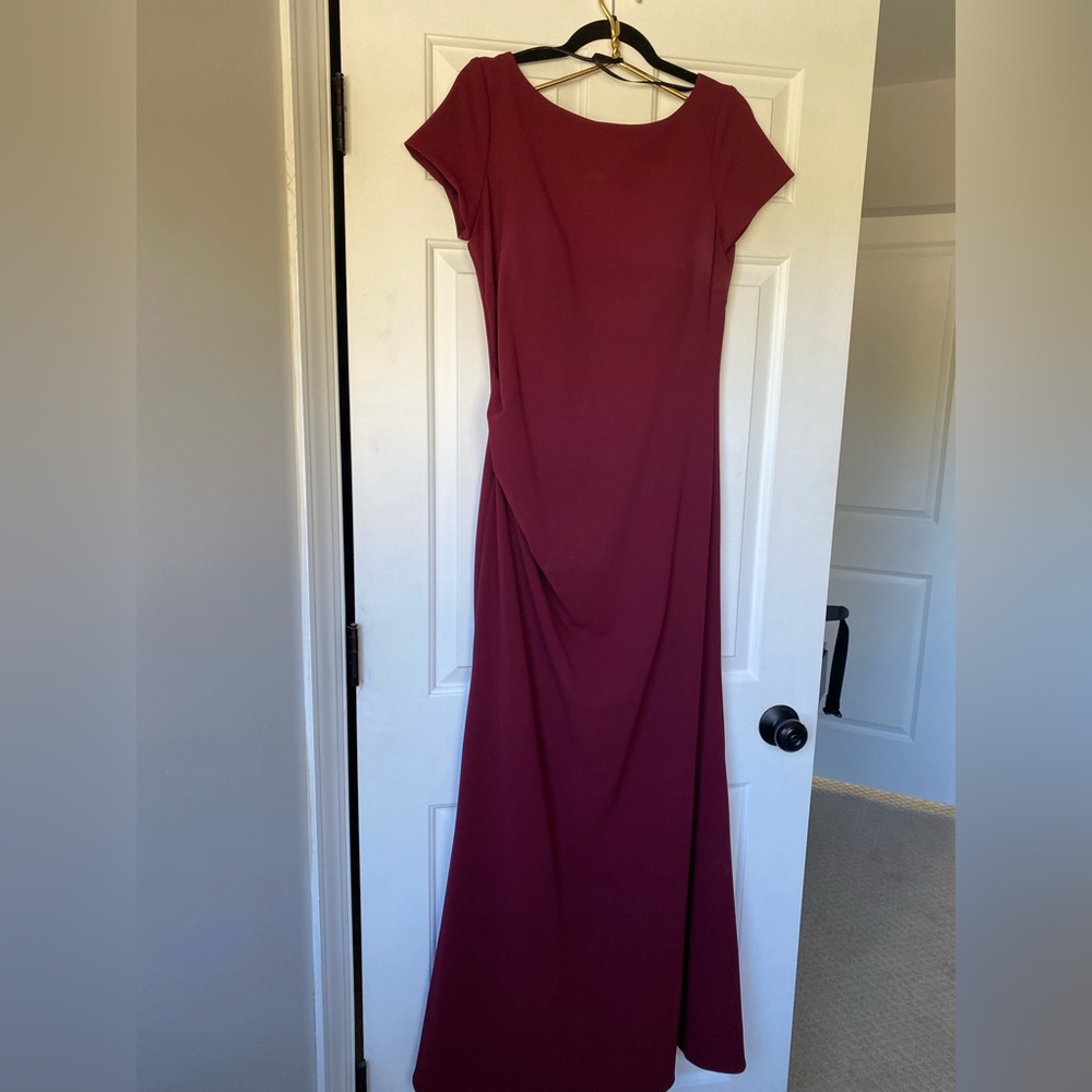 BHLDN Matisse Dress Burgundy Wedding Dress